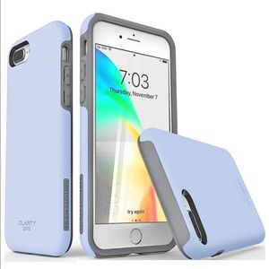 NIB Team Luxury light blue iPhone 8plus case